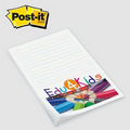 Custom Printed Post-it  Notes (4"x6") 50 Sheets/ 4 Color